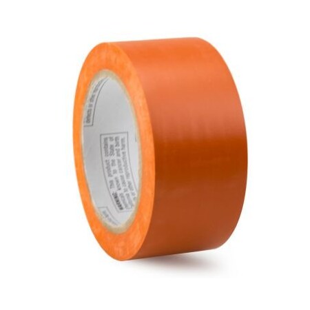 Accuform Pipe Marking Tape, SelfAdhesive, Orange, 2 in Width, 108 ft Length, 6 mil Thickness, Vinyl PTM623OR
